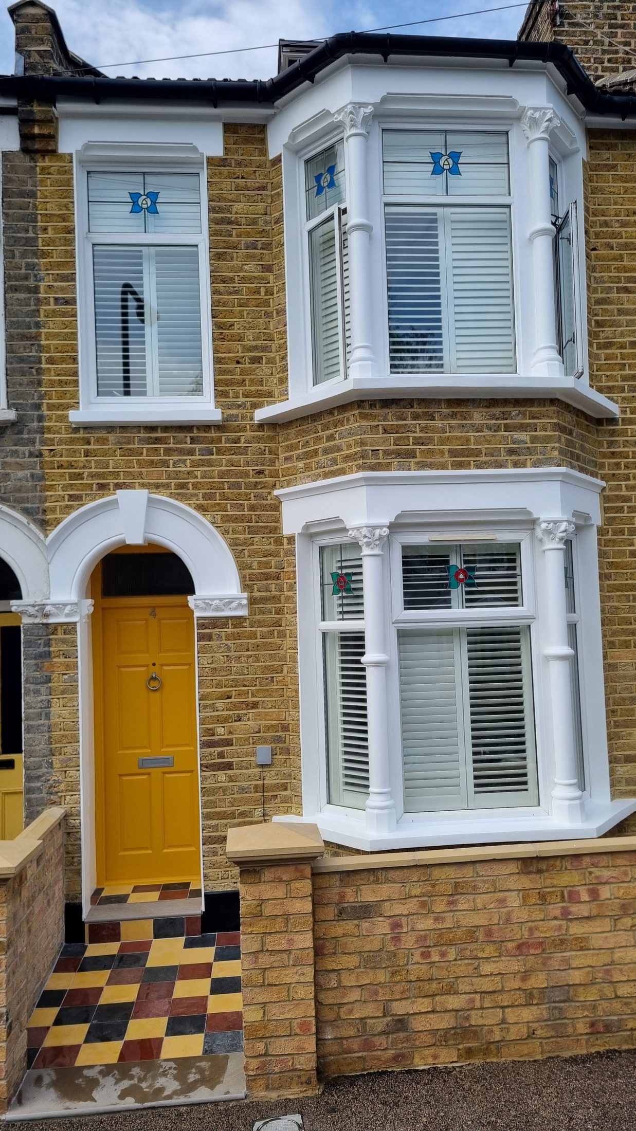 A restored Victorian terrace in Walthamstow, East London