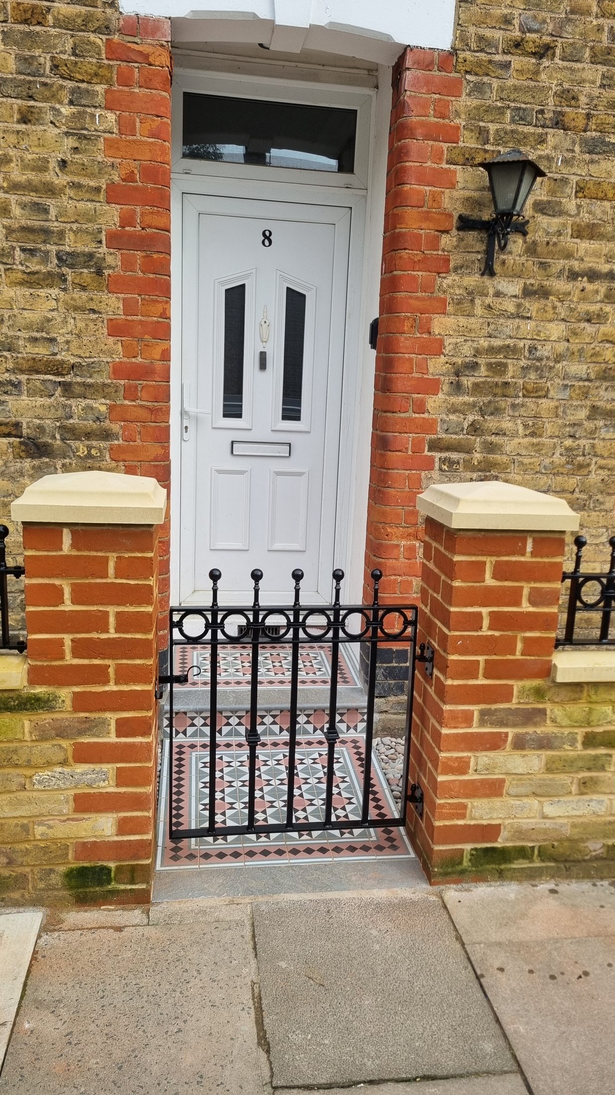 Cemetery Road — A Victorian front, taken back to the brick.